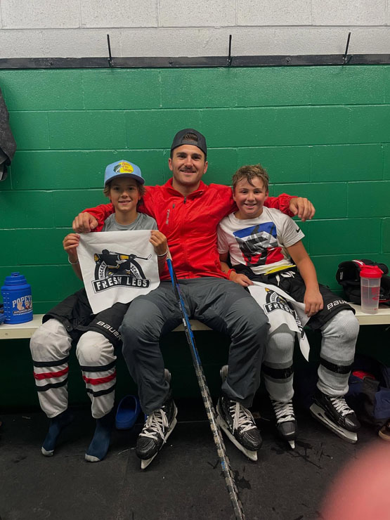 - Fresh Legs Hockey School Coach Finn